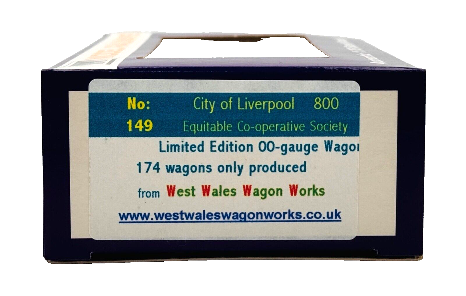 DAPOL 00 GAUGE - CITY OF LIVERPOOL EQUITABLE COOPERATIVE 800 (LIMITED EDITION)