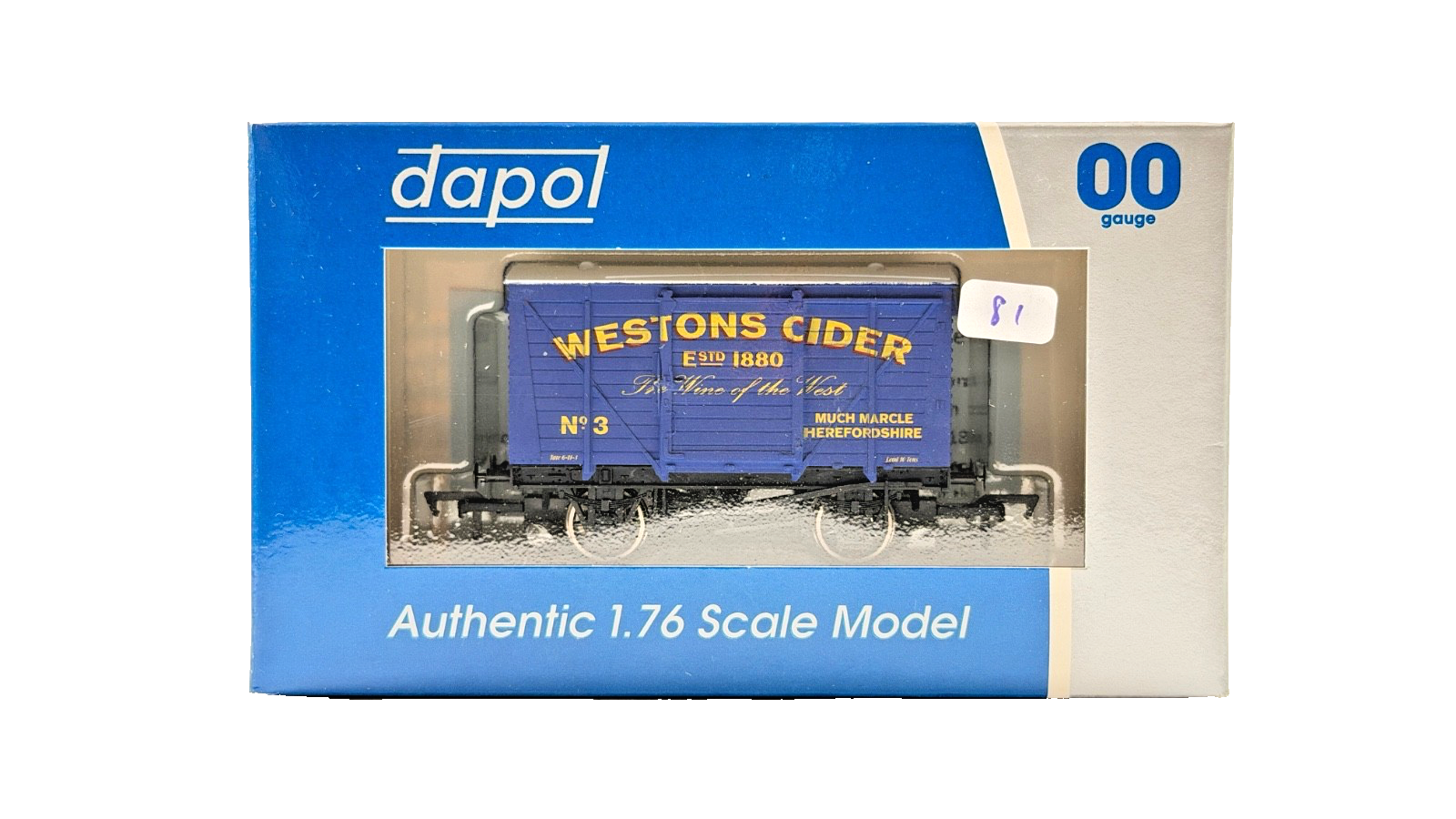 DAPOL 00 GAUGE - WESTONS CIDER MUCH MARCLE HEREFORDSHIRE NO.3 (LIMITED EDITION)
