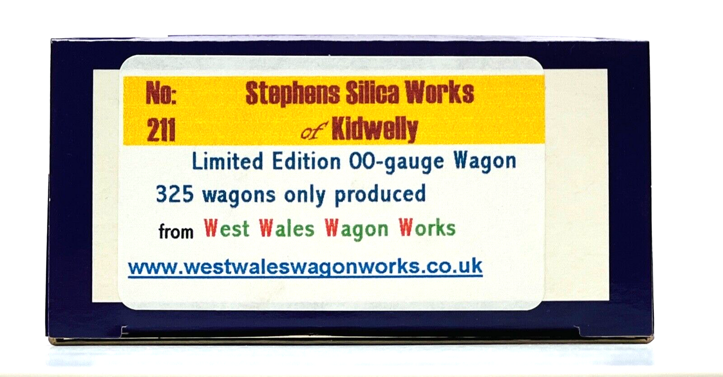 DAPOL 00 GAUGE - STEPHENS SILICA WORKS KIDWELLY NO.21 (WEST WALES WAGON WORKS)