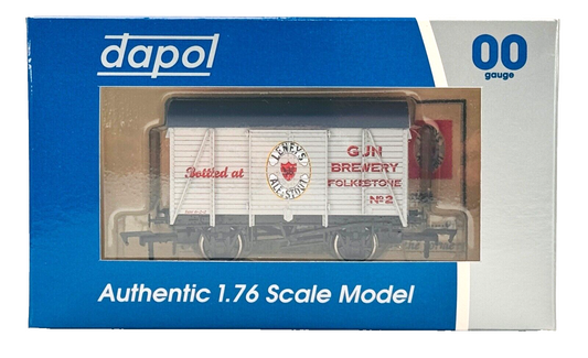 DAPOL 00 GAUGE - LENEYS GUN BREWERY FOLKESTONE VENT VAN NO.2 (LIMITED EDITION)