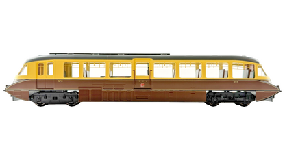 DAPOL OO GAUGE - 4D-011-004S - STREAMLINED RAILCAR GWR CHOC CREAM DCC SOUND