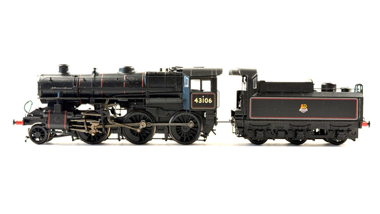 BACHMANN 00 GAUGE - BR BLACK 2-6-0 IVATT 4MT 43106 LOCOMOTIVE - UNBOXED