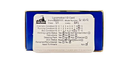 BACHMANN OO GAUGE - 32-381Q - CLASS 37/4 DIESEL 37409 DRS LORD HINTON MODEL RAIL