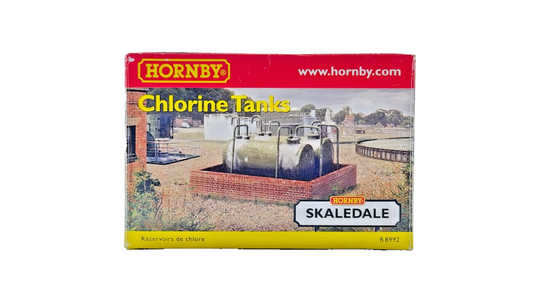 HORNBY 00 GAUGE SKALEDALE - R8992 - CHLORINE TANKS - BOXED