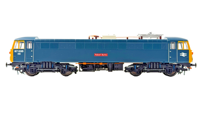 HORNBY OO GAUGE - R3580 - CLASS 87 ELECTRIC LOCO 87035 RAIL BLUE ROBERT BURNS