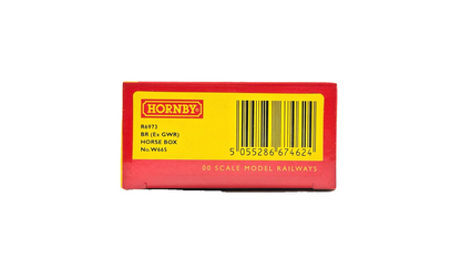 HORNBY 00 GAUGE - R6973 - BR (EX GWR) HORSE BOX WAGON NO.W665 NEW
