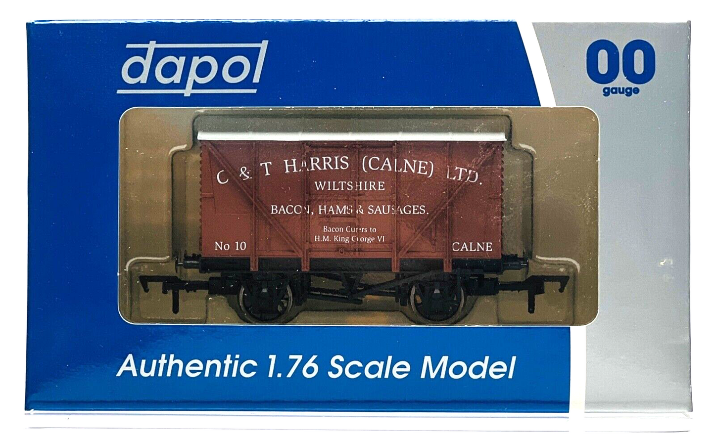 DAPOL 00 GAUGE - C&T HARRIS (CALNE) WILTSHIRE BACON HAM 10 (BURNHAM LIMITED ED)