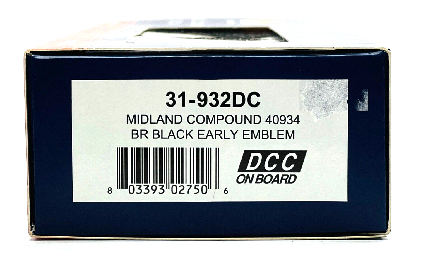 BACHMANN 00 GAUGE - 31-932DC - BR BLACK MIDLAND COMPOUND 40934 - DCC FITTED