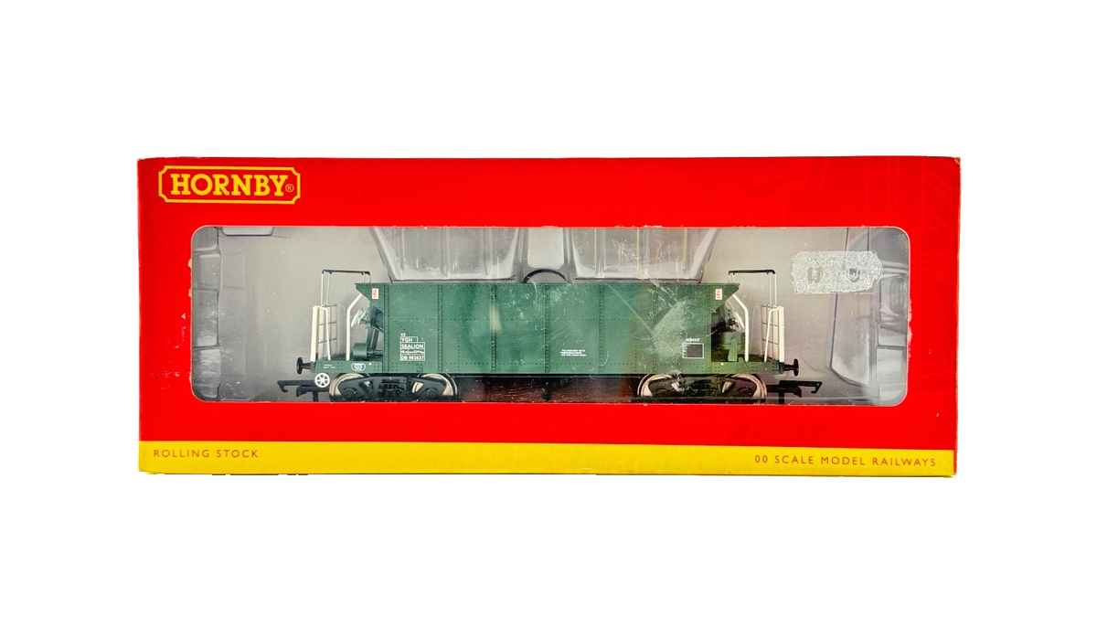 HORNBY OO GAUGE - R6328A - BR GREEN SEALION HOPPER WAGON DB 982637 BOXED