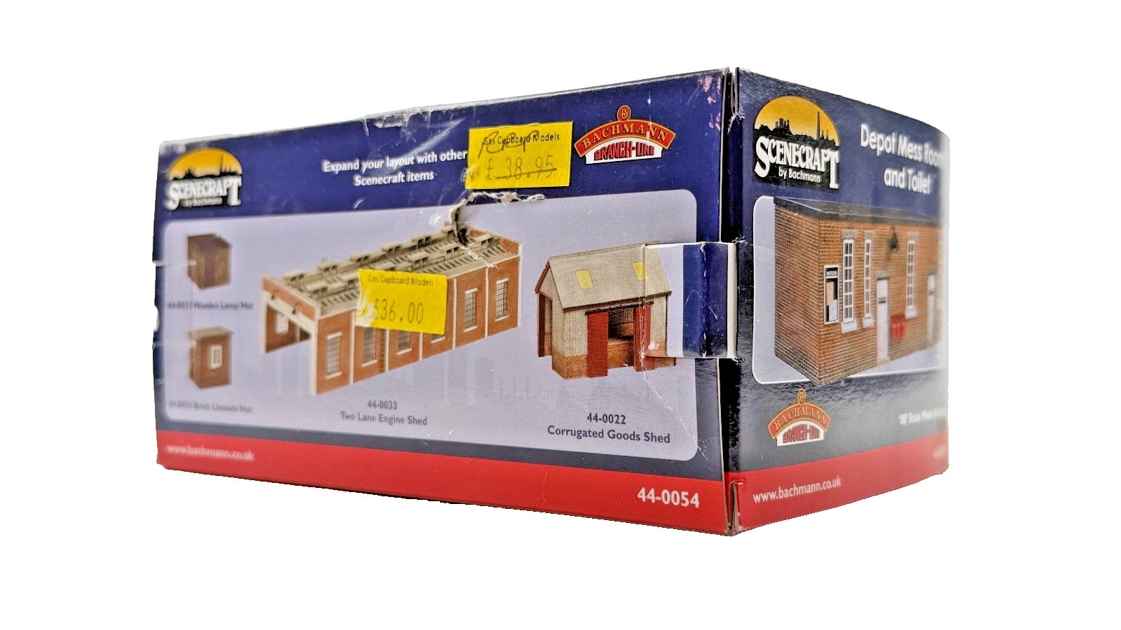 BACHMANN SCENECRAFT OO GAUGE - 44-0054 - DEPOT MESS ROOM AND TOILET - BOXED