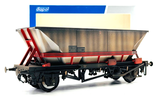 DAPOL O GAUGE - 7F-048-002 - MGR HAA COAL HOPPER WAGON (RED CRADLE) 355203 (W)