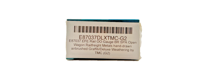 EFE RAIL OO GAUGE - E87037 - BR SPA OPEN WAGON RAILFREIGHT METALS TMC GRAFFITI