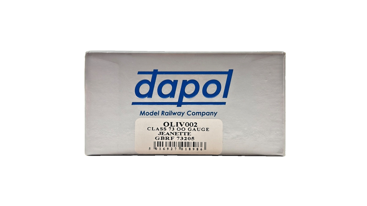 DAPOL OO GAUGE - OLIV002 - CLASS 73 ELECTRO DIESEL GBRF 73205 JEANETTE BOXED