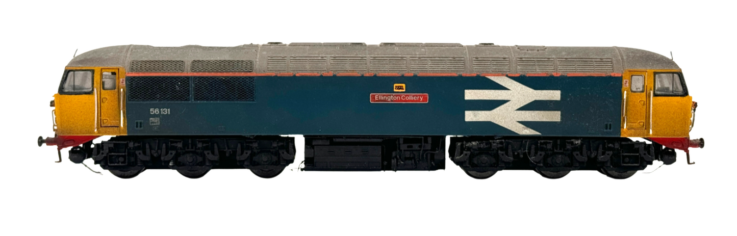 HORNBY 00 GAUGE - CLASS 56 DIESEL LARGE LOGO ELLINGTON COLLIERY BENS RESPRAYS