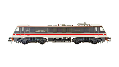 BACHMANN 00 GAUGE - 32-610 - CLASS 90 90005 FINANCIAL TIMES BR INTERCITY SWALLOW
