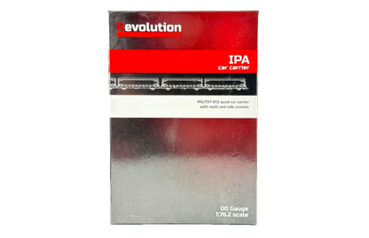 REVOLUTION TRAINS OO GAUGE - OO-IPA-451A - IPA QUAD CAR CARRIER WITH ROOFS/SIDES