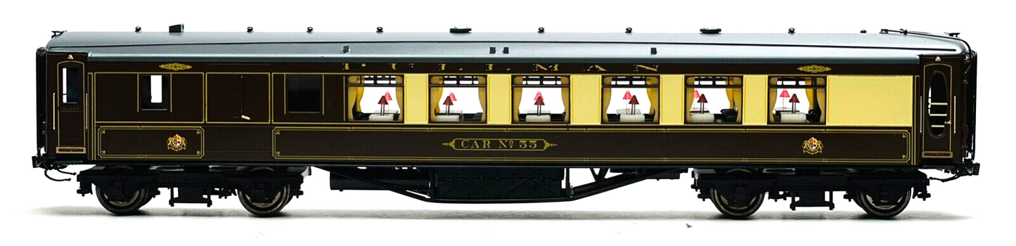 GOLDEN AGE MODELS 00 GAUGE - 2-F 2ND CLASS 'CAR NO.55' BRASS PULLMAN COACH