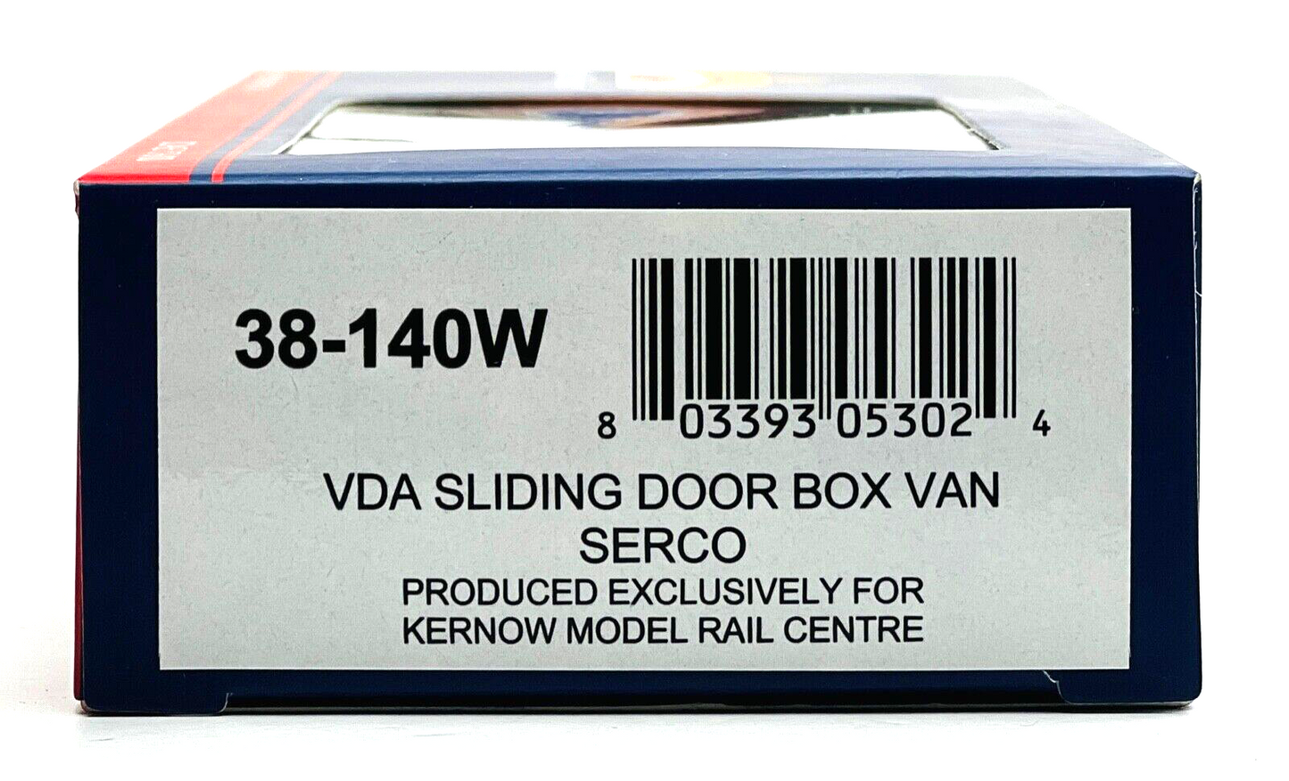 BACHMANN 00 GAUGE - 38-140W - VDA SLIDING DOOR BOX VAN 'SERCO' KERNOW EXCLUSIVE