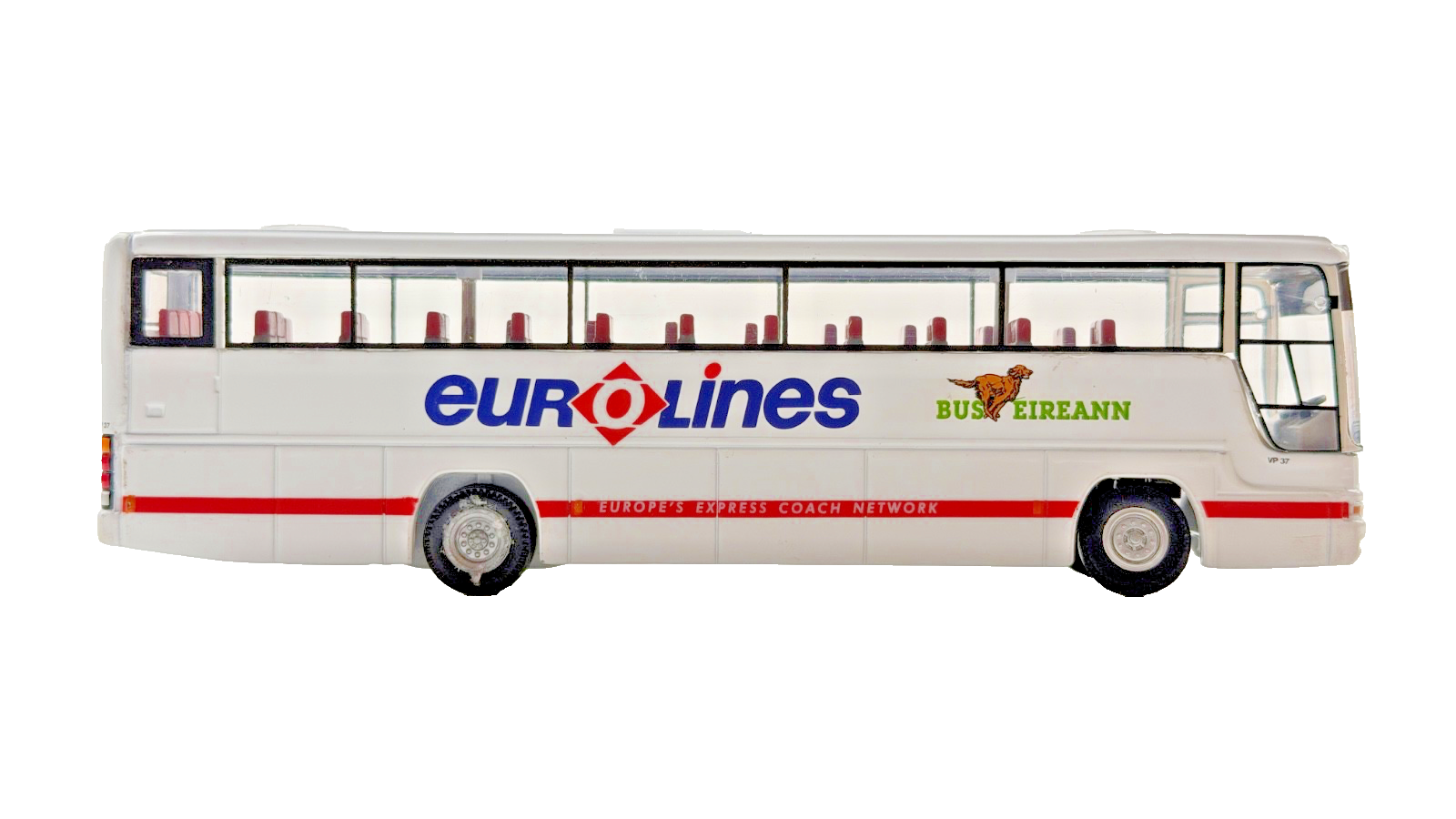 CORGI 1/76 SCALE - PLAXTON PREMIERE EUROLINES BUS EIREANN LONDON COACH UNBOXED