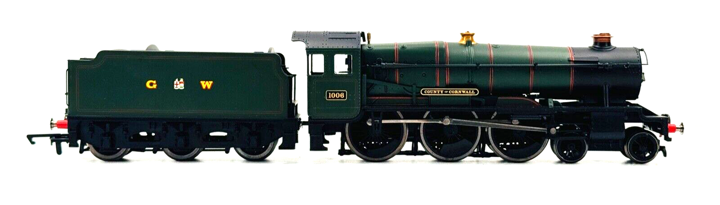 HORNBY 00 GAUGE - R2937 - GWR COUNTY CLASS 'COUNTY OF CORNWALL' NO.1006 BOXED