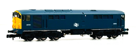 RAPIDO N GAUGE - 905006 - CLASS 28 BR BLUE FULL YELLOW ENDS D5701 - BOXED