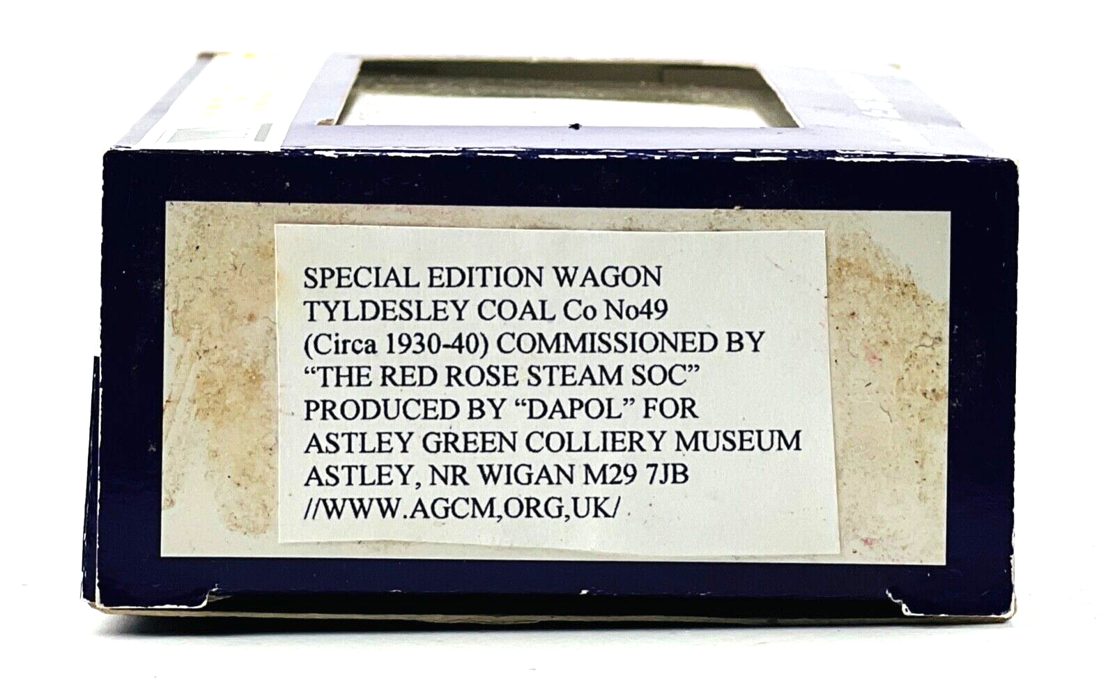 DAPOL 00 GAUGE - TYLDESLEY COAL COMPANY LTD GREY WAGON NO.49 (LIMITED EDITION)
