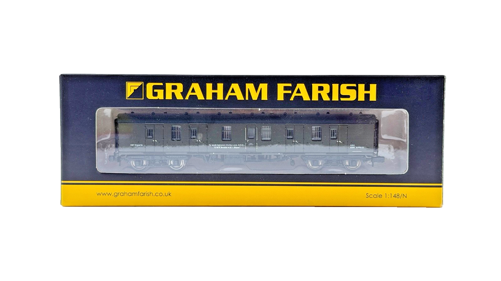 GRAHAM FARISH N GAUGE - 374-041 - MK1 BG FULL BRAKE DEPARTMENTAL OLIVE GREEN