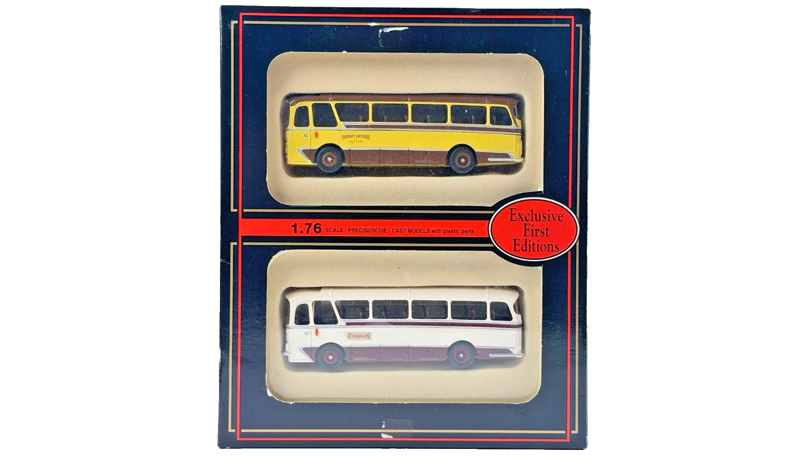 EFE 1/76 SCALE - SURREY MOTORS & TIMPSON TWIN COACH SET - BOXED