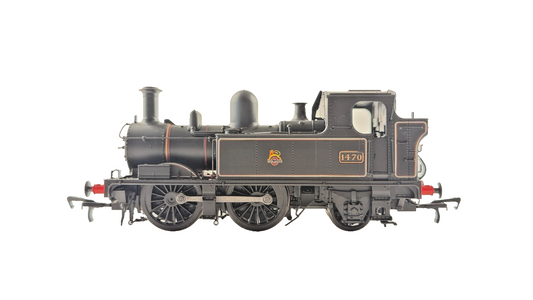 HATTONS OO GAUGE - H1409 - CLASS 14XX 0-4-2 1470 BR LINED BLACK EARLY EMBLEM