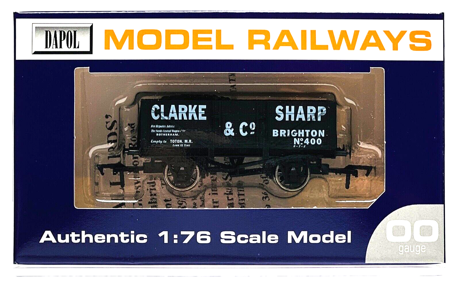 DAPOL 00 GAUGE - 'CLARKE SHARP & CO BRIGHTON PLANK WAGON 400' (LIMITED EDITION)