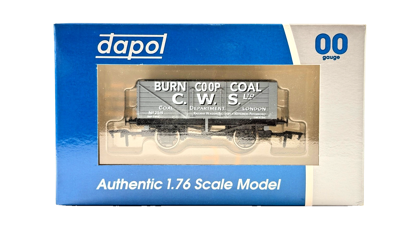 DAPOL 00 GAUGE - BURN COOP COAL C.W.S DEPARTMENT LONDON 2519 (LIMITED EDITION)