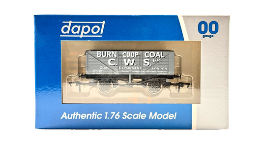 DAPOL 00 GAUGE - BURN COOP COAL C.W.S DEPARTMENT LONDON 2519 (LIMITED EDITION)