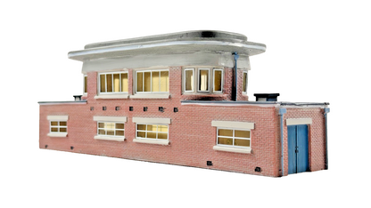 BACHMANN SCENECRAFT OO GAUGE - 44-064 - ART DECO SIGNAL BOX - BOXED