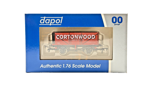 DAPOL 00 GAUGE - CORTONWOOD COLLIERIES WOMBWELL WAGON NO.751 (LIMITED EDITION)
