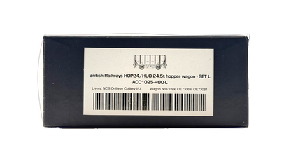 ACCURASCALE OO GAUGE - ACC1025-HUO-L - BR 24.5T HOP/HUO COAL HOPPER NCB ONLLWYN
