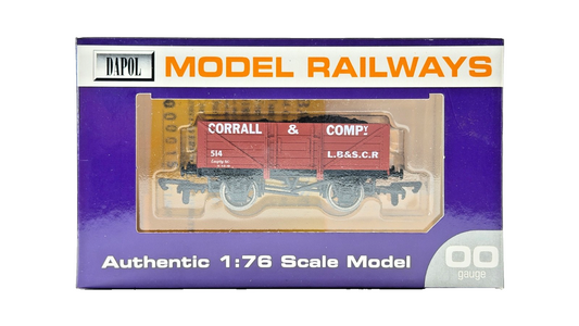 DAPOL 00 GAUGE - CORRALL & COMPANY LB&SCR LONDON BRIGHTON 514 (LIMITED EDITION)