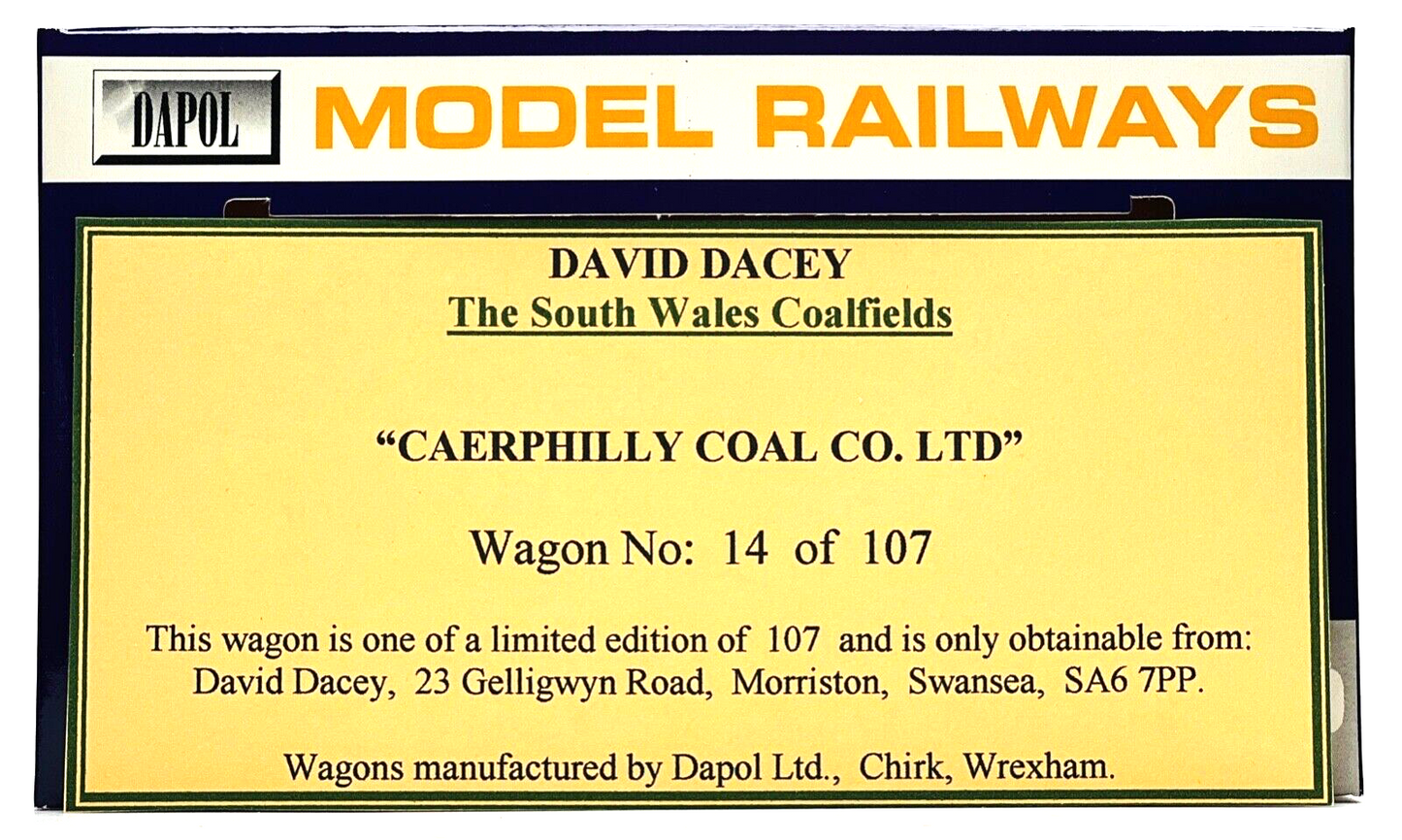 DAPOL 00 GAUGE - 'CAERPHILLY COAL CO LTD' NR CARDIFF WALES (DAVID DACEY LTD ED)