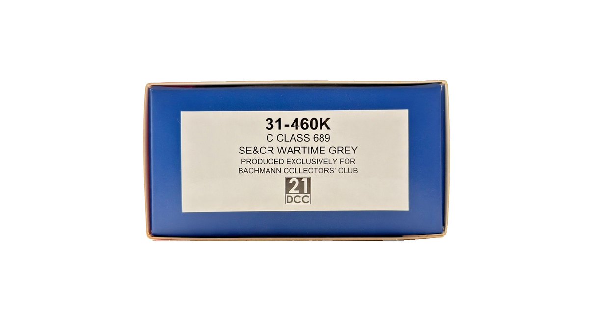 BACHMANN OO GAUGE - 31-460K - C CLASS 689 SE&CR WARTIME GREY (COLLECTORS CLUB)