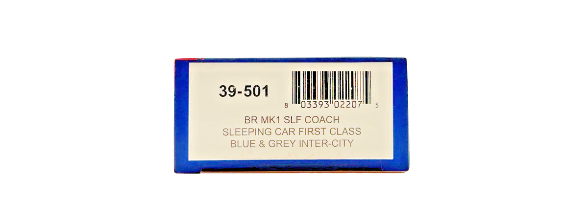 BACHMANN OO GAUGE - 39-501 - BR MK1 SLF COACH SLEEPING CAR 1ST CLASS INTERCITY