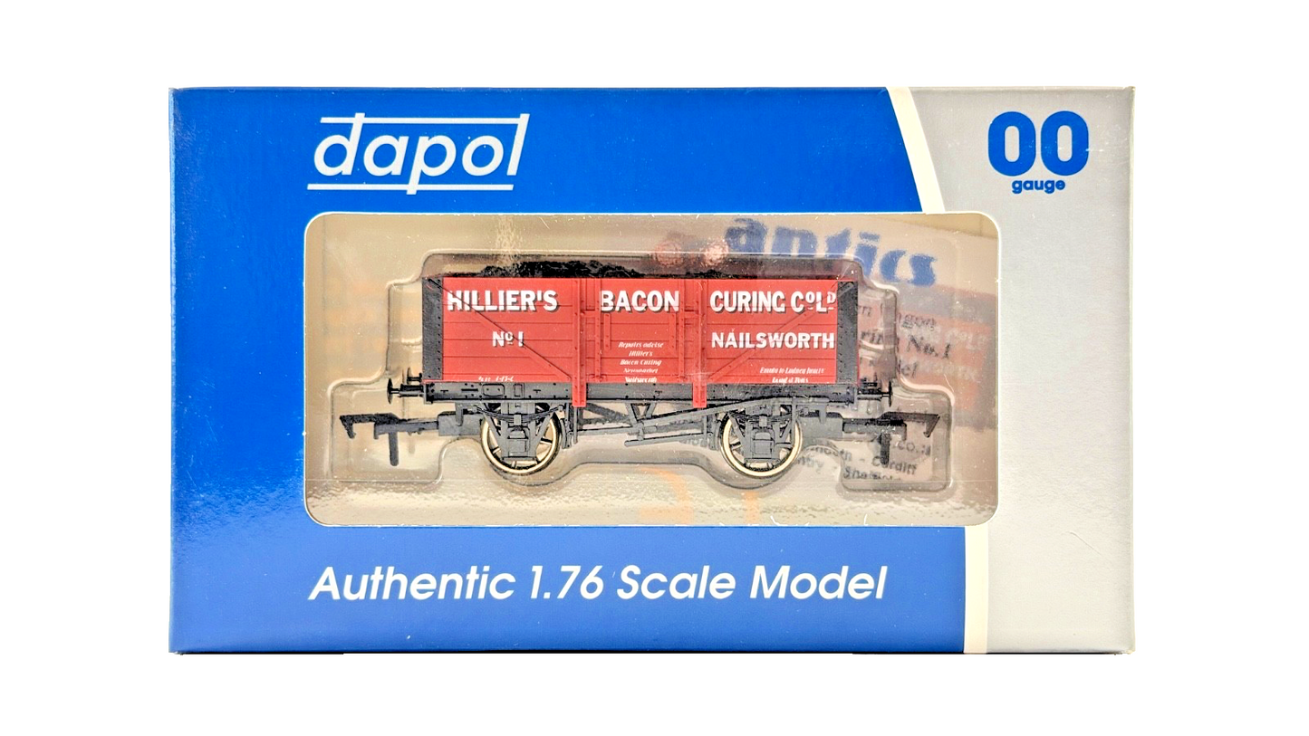 DAPOL 00 GAUGE - HILLIER'S BACON CURING NAILSWORTH WAGON NO.1 (LIMITED EDITION)