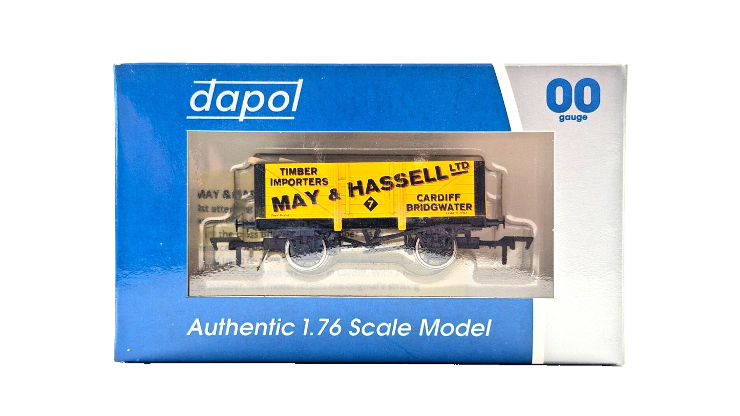 DAPOL 00 GAUGE - MAY & HASSELL TIMBER IMPORTER CARDIFF WAGON 7 (LIMITED EDITION)