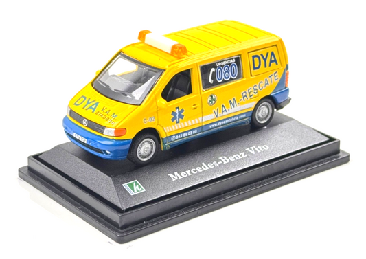 CARARAMA 1/72 SCALE - MERCEDES BENZ VITO VAM RESCATE DYA CIVIL PROTECTION BOXED