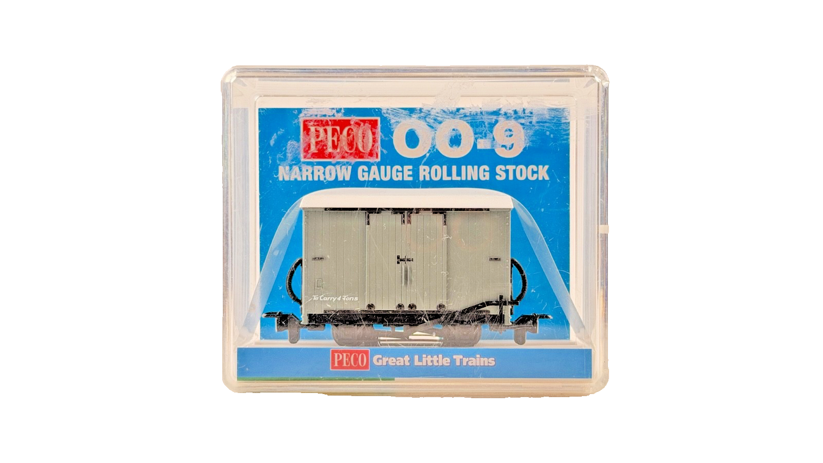 PECO OO9 SCALE - GR-220U - BOX VAN GREY UNLETTERED - BOXED