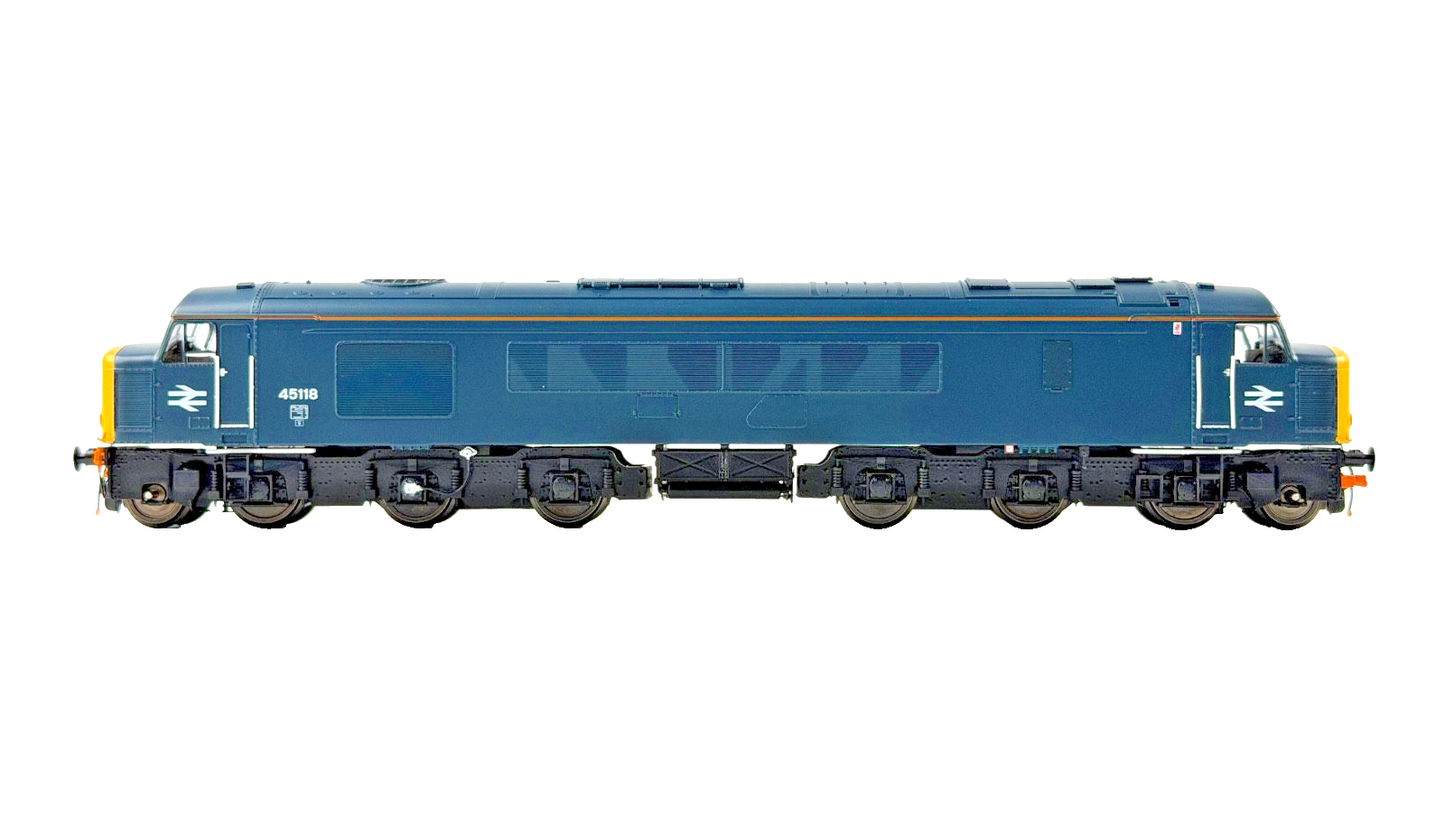 HELJAN OO GAUGE - 45502 - CLASS 45/1 DIESEL 45118 BR BLUE (HI HEADLIGHT) BOXED
