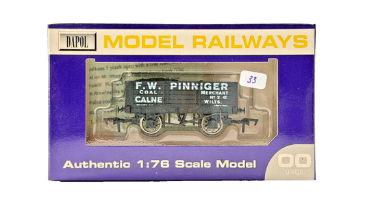DAPOL 00 GAUGE - F W PINNIGER COAL MERCHANT CALNE WILTS NO.2 (LIMITED EDITION)