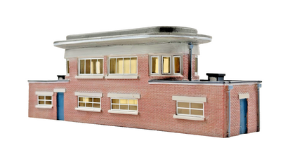 BACHMANN SCENECRAFT OO GAUGE - 44-064 - ART DECO SIGNAL BOX - BOXED