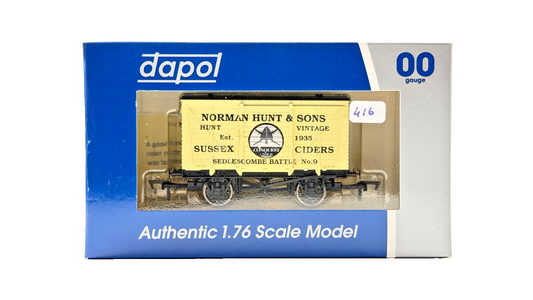 DAPOL 00 GAUGE - NORMAN HUNT & SONS SUSSEX CIDERS VENT VAN 9 (LIMITED EDITION)