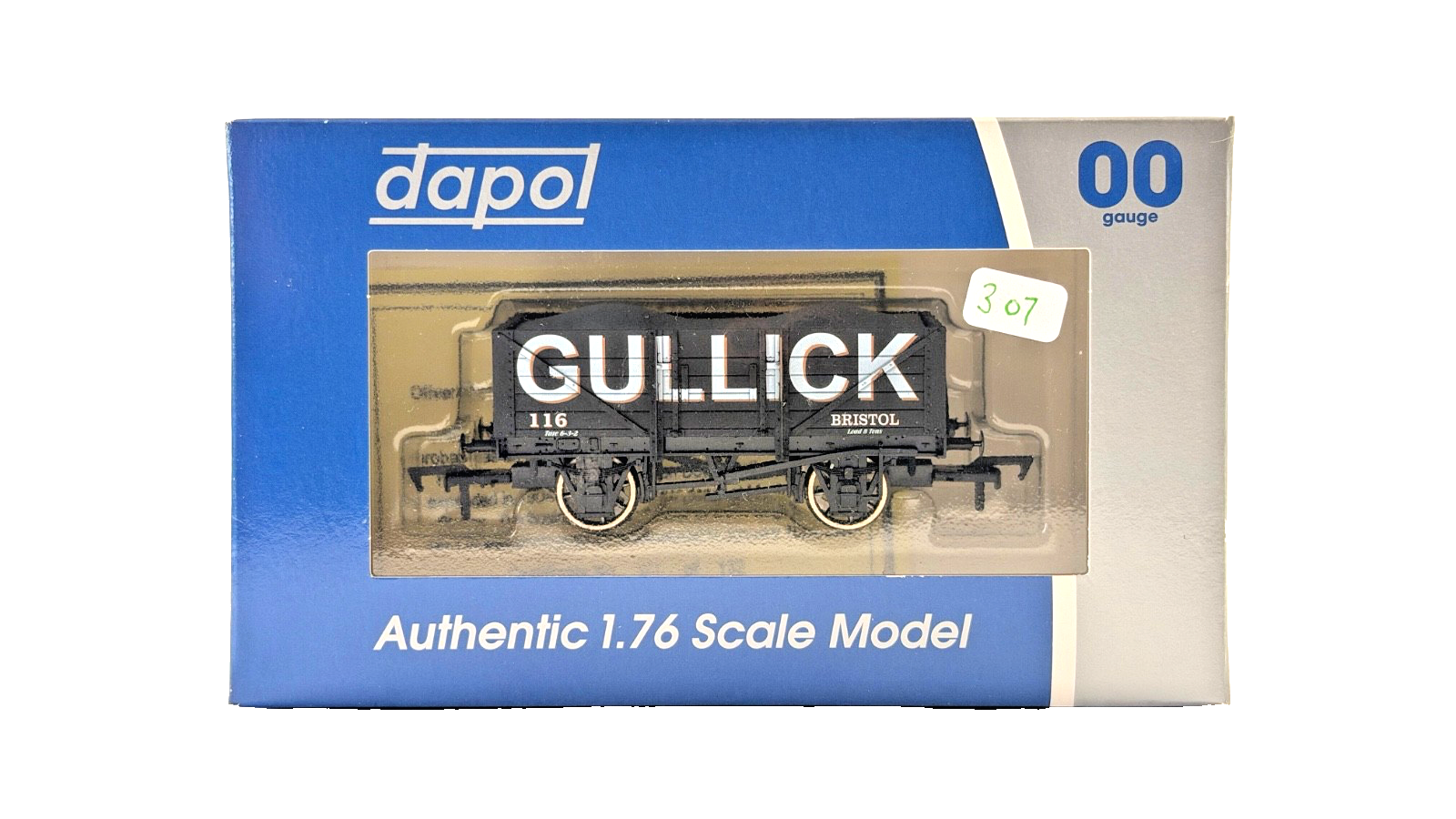 DAPOL 00 GAUGE - GULLICK OF BRISTOL PLANK WAGON NO.116 (LIMITED EDITION)