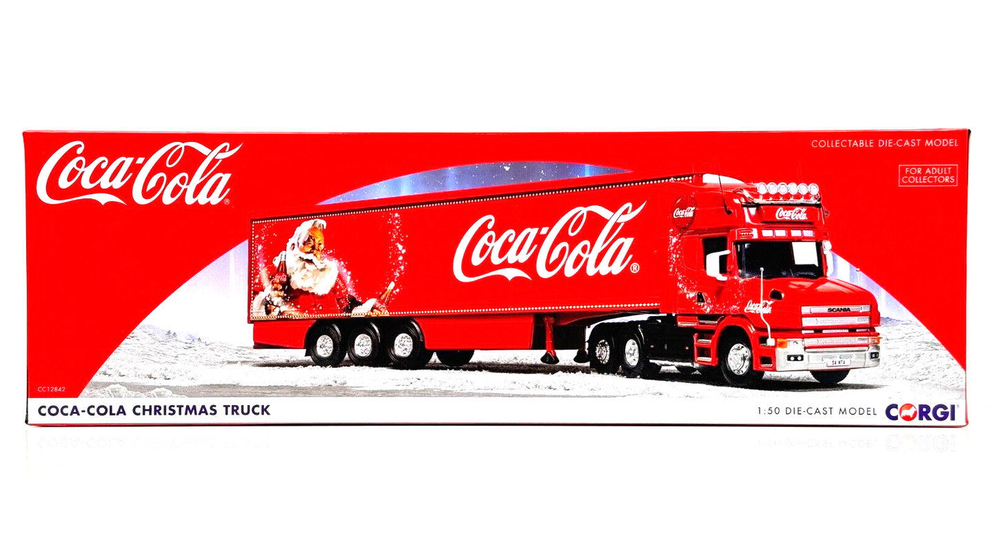 CORGI 1/50 SCALE - CC12842 - COCA COLA COKE CHRISTMAS TRUCK SANTA CLAUS NEW