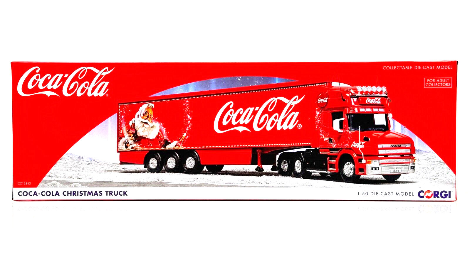 CORGI 1/50 SCALE - CC12842 - COCA COLA COKE CHRISTMAS TRUCK SANTA CLAUS NEW